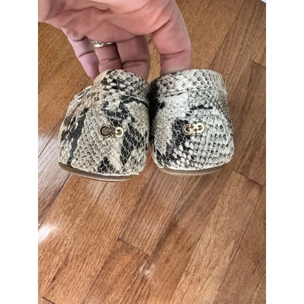 Cole Haan Women’s Snakeskin Driving Loafers Size 7.5